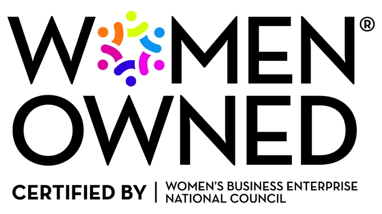 Women Owned business certified by the Women's Business Enterprise National Council